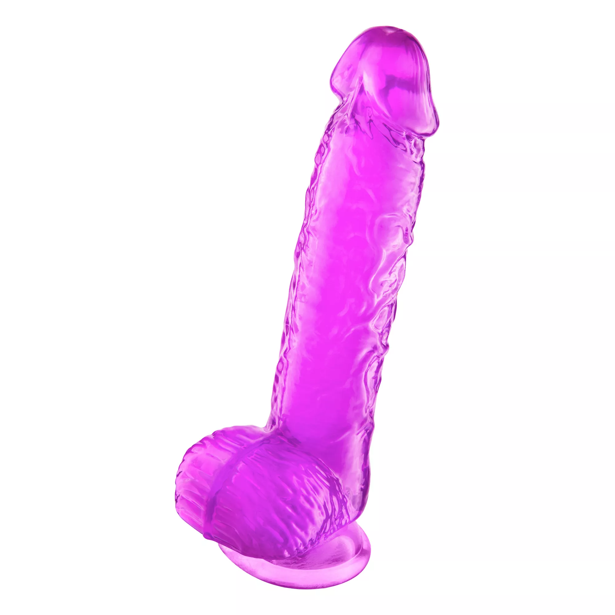Va Va Violet Suction Cup Dildo with Balls 6 Inch – good D at Spencer's