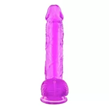 Va Va Violet Suction Cup Dildo with Balls 6 Inch – good D at Spencer's