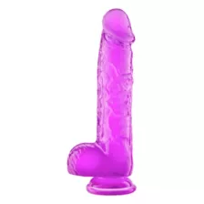 Va Va Violet Suction Cup Dildo with Balls 6 Inch – good D at Spencer's