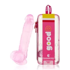 Bubble Gum Suction Cup Dildo with Balls 6 Inch – good D at Spencer's