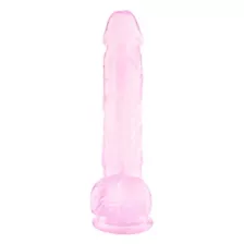 Bubble Gum Suction Cup Dildo with Balls 6 Inch – good D at Spencer's