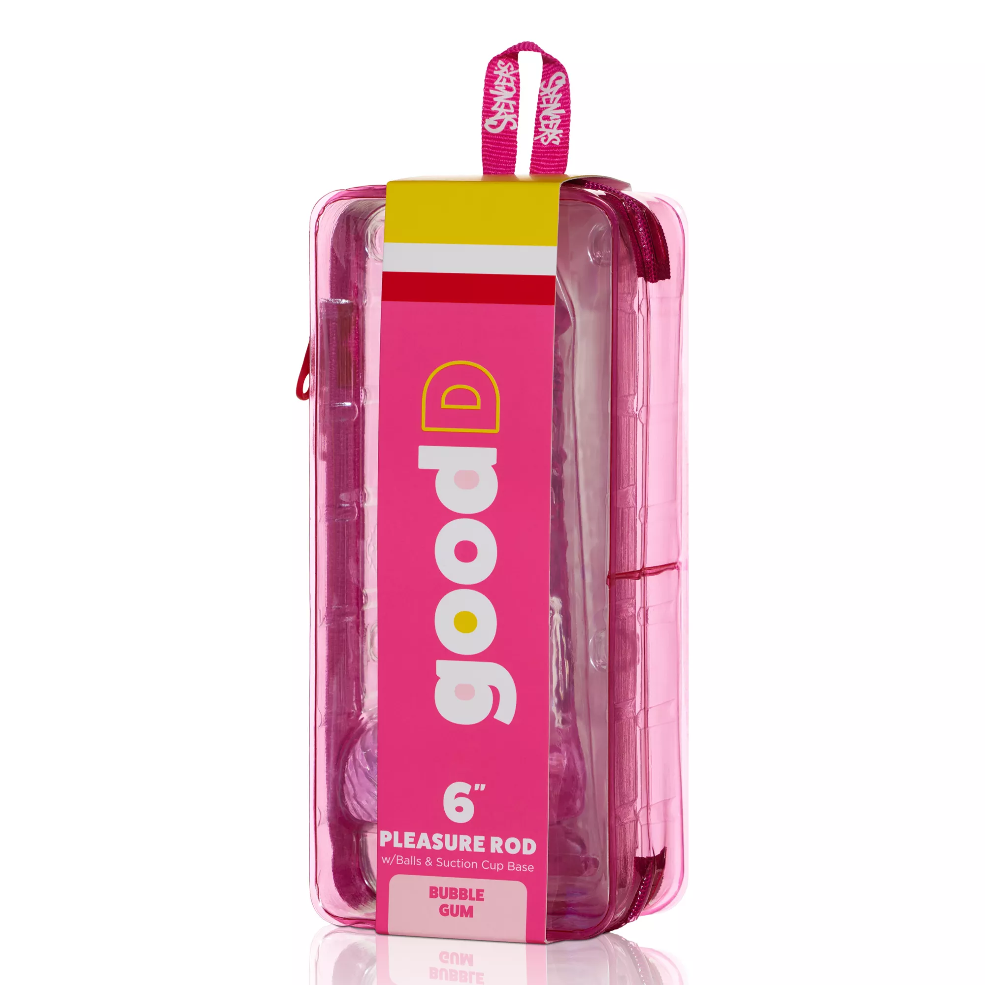 Bubble Gum Suction Cup Dildo with Balls 6 Inch – good D at Spencer's