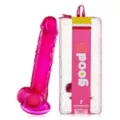 Watermelon Sugar Suction Cup Dildo with Balls 7 Inch – good D at Spencer's