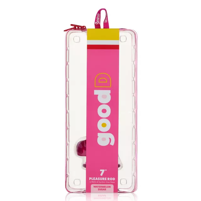 Watermelon Sugar Suction Cup Dildo with Balls 7 Inch – good D at Spencer's