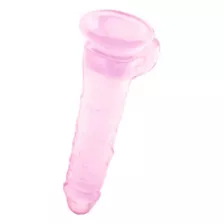 Bubble Gum Suction Cup Dildo with Balls 8 Inch – good D at Spencer's