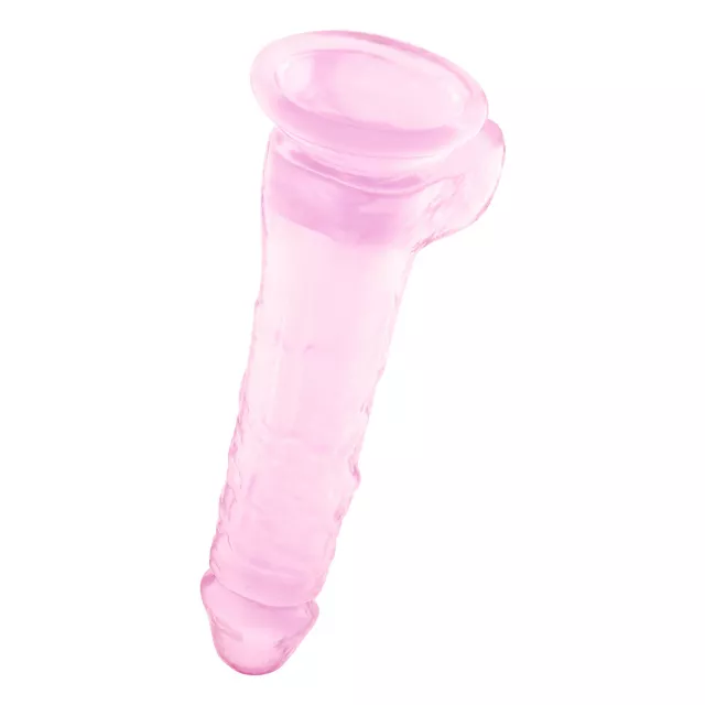 Bubble Gum Suction Cup Dildo with Balls 8 Inch – good D at Spencer's
