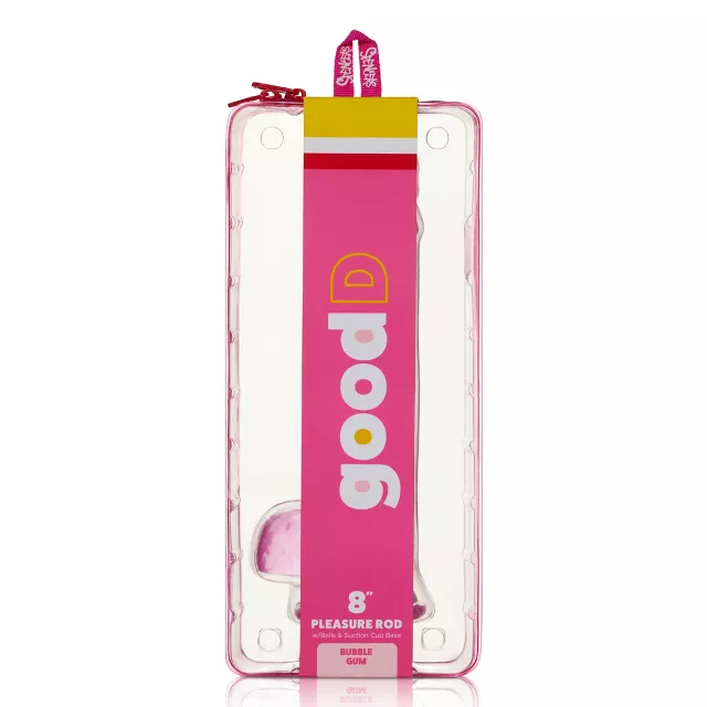 Bubble Gum Suction Cup Dildo with Balls 8 Inch – good D at Spencer's