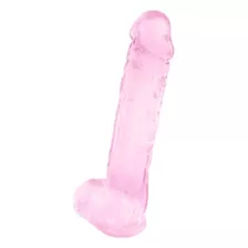 Bubble Gum Suction Cup Dildo with Balls 9 Inch – good D at Spencer's