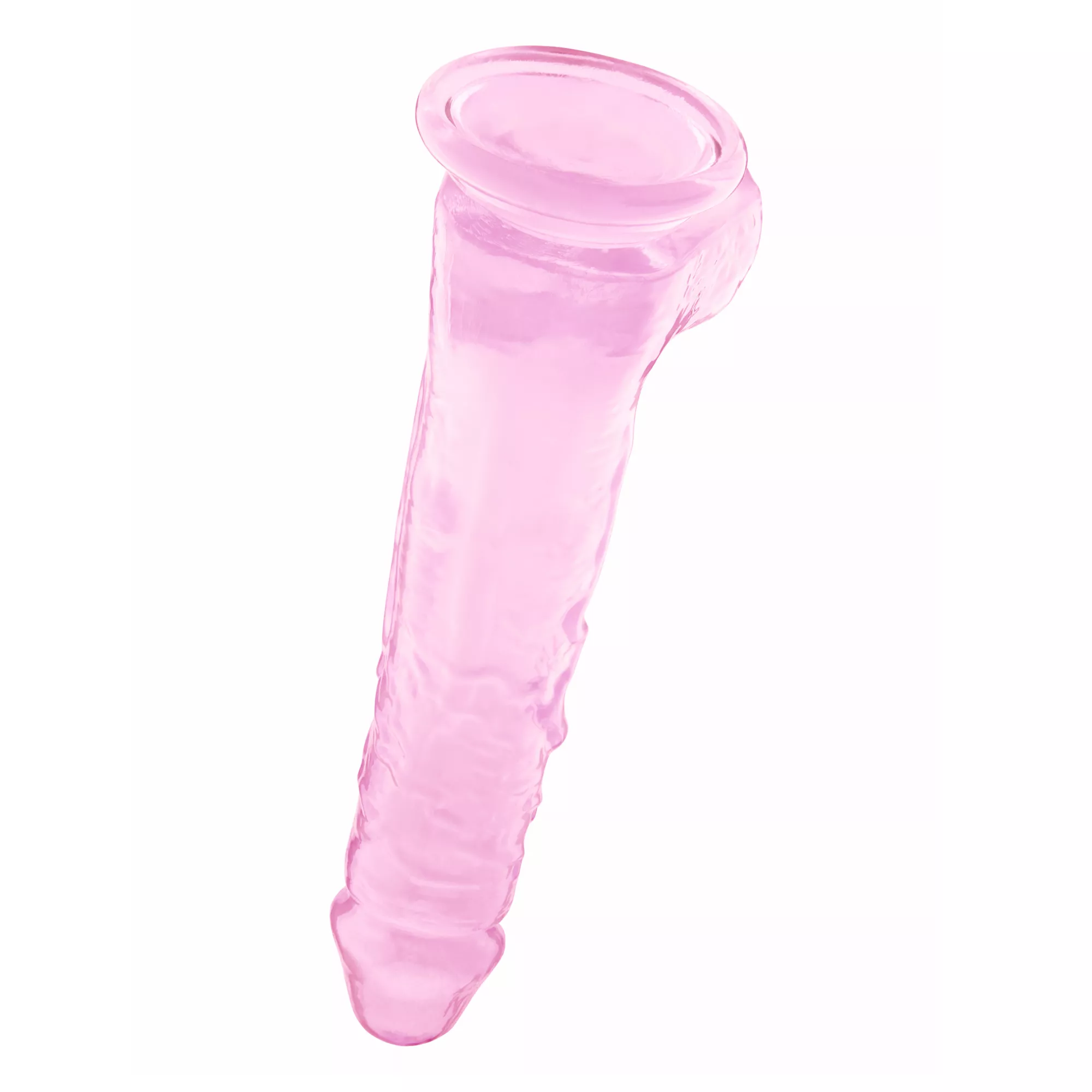 Bubble Gum Suction Cup Dildo with Balls 9 Inch – good D at Spencer's