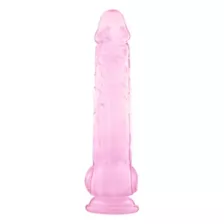 Bubble Gum Suction Cup Dildo with Balls 9 Inch – good D at Spencer's