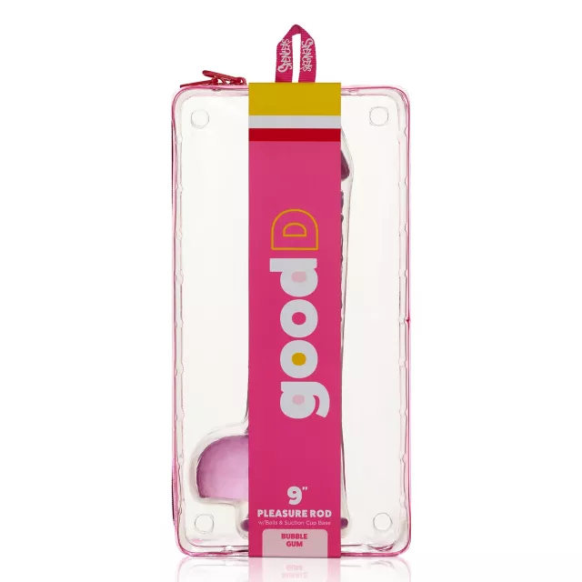 Bubble Gum Suction Cup Dildo with Balls 9 Inch – good D at Spencer's