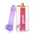 Violet Vixen Suction Cup Dildo with Balls 9 Inch – good D at Spencer's