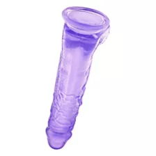 Violet Vixen Suction Cup Dildo with Balls 9 Inch – good D at Spencer's