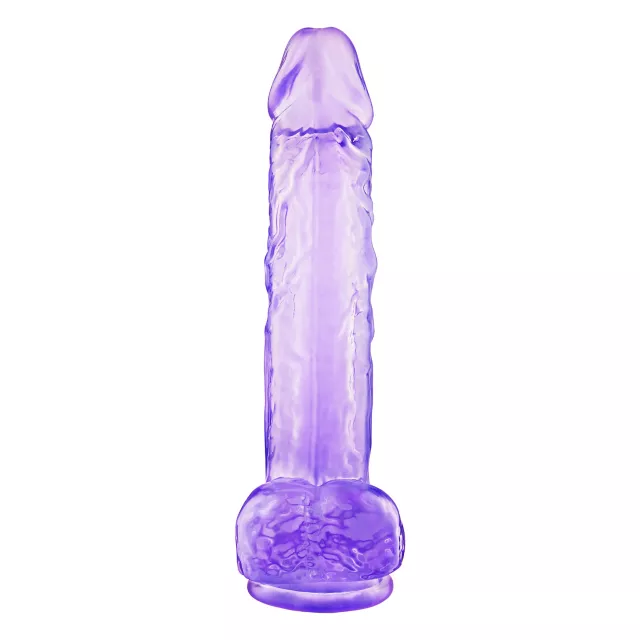 Violet Vixen Suction Cup Dildo with Balls 9 Inch – good D at Spencer's