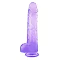 Violet Vixen Suction Cup Dildo with Balls 9 Inch – good D at Spencer's