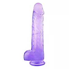 Violet Vixen Suction Cup Dildo with Balls 9 Inch – good D at Spencer's