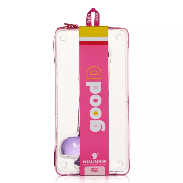 Violet Vixen Suction Cup Dildo with Balls 9 Inch – good D at Spencer's