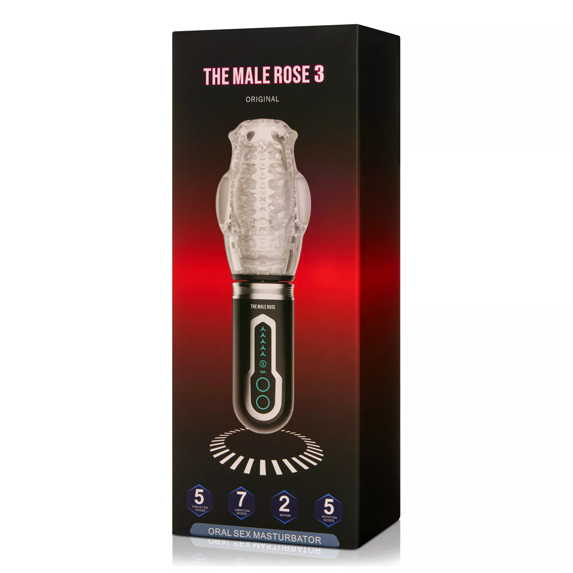 The Male Rose 3 Oral Sex Stroker at Spencer's
