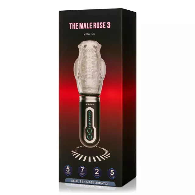 The Male Rose 3 Oral Sex Stroker at Spencer's