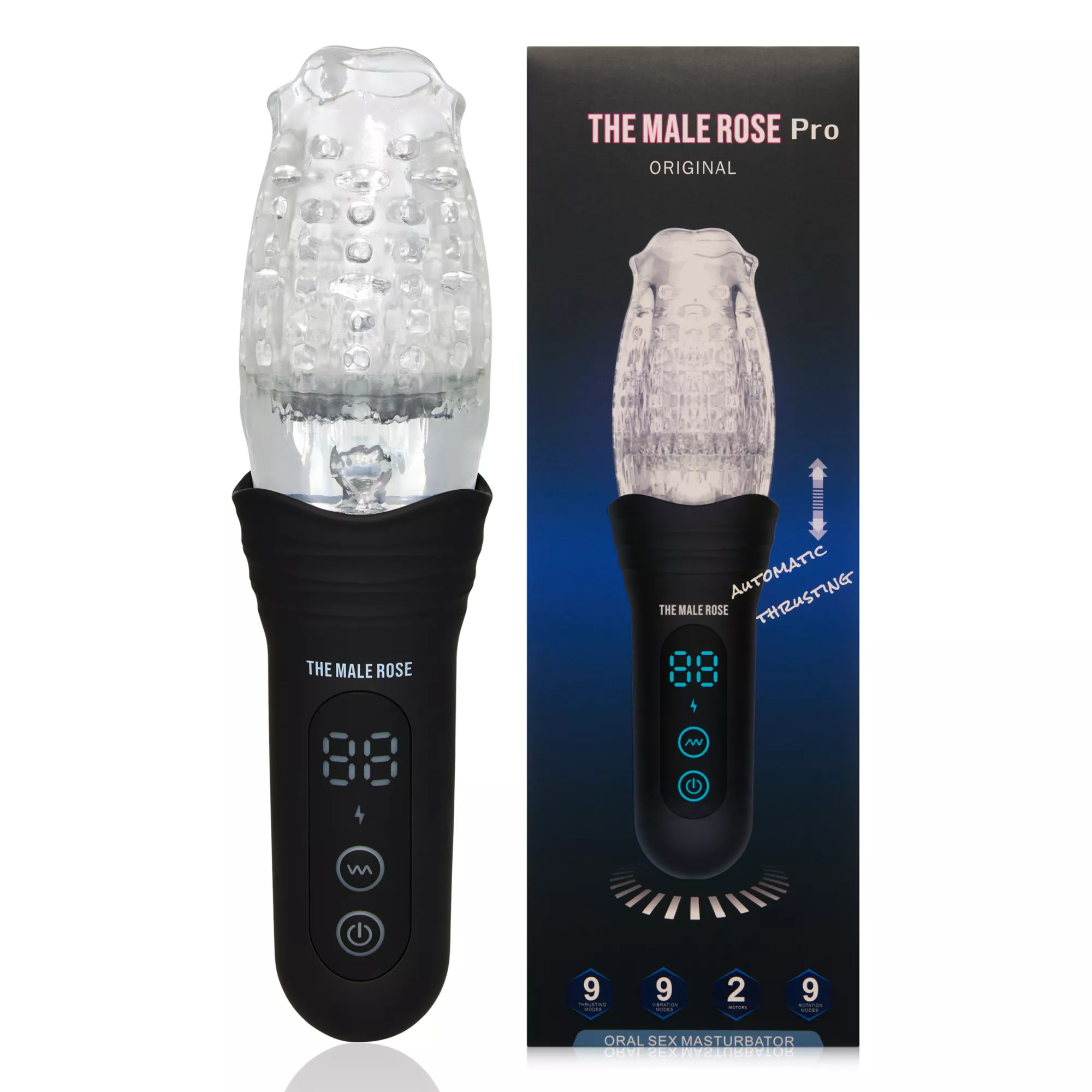The Male Rose Pro Oral Sex Stroker at Spencer's