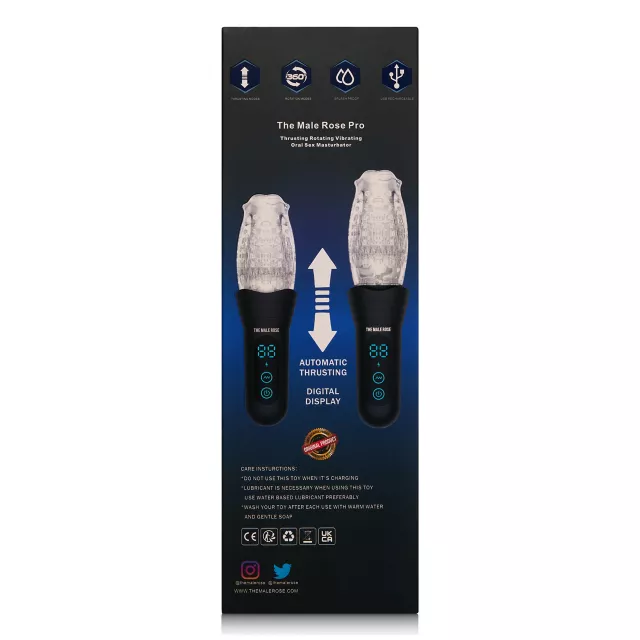 The Male Rose Pro Oral Sex Stroker at Spencer's