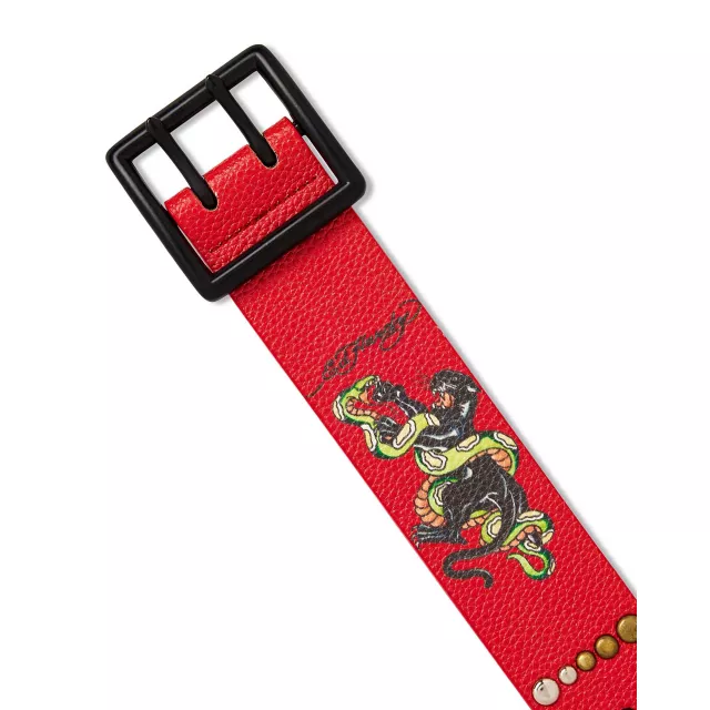 Ed Hardy Red Panther Belt at Spencer's