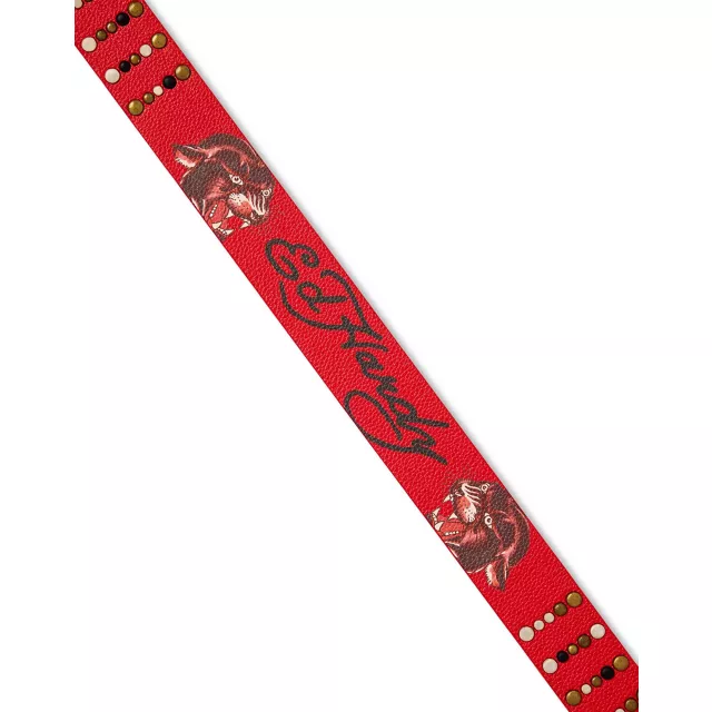 Ed Hardy Red Panther Belt at Spencer's