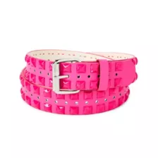 Neon Pink Studded Belt at Spencer's