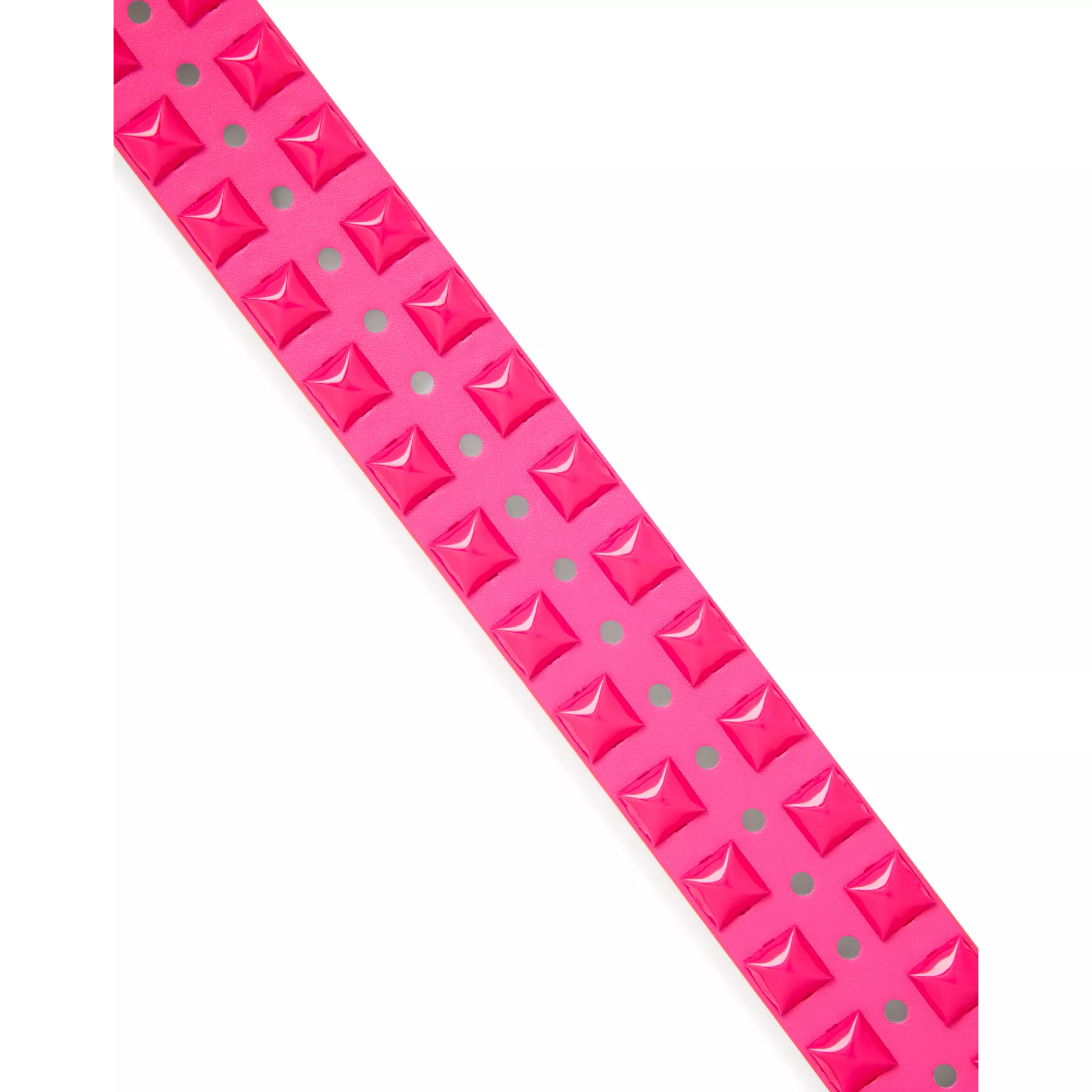 Neon Pink Studded Belt at Spencer's