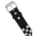 Black and Silver Rhinestone Studded Belt at Spencer's