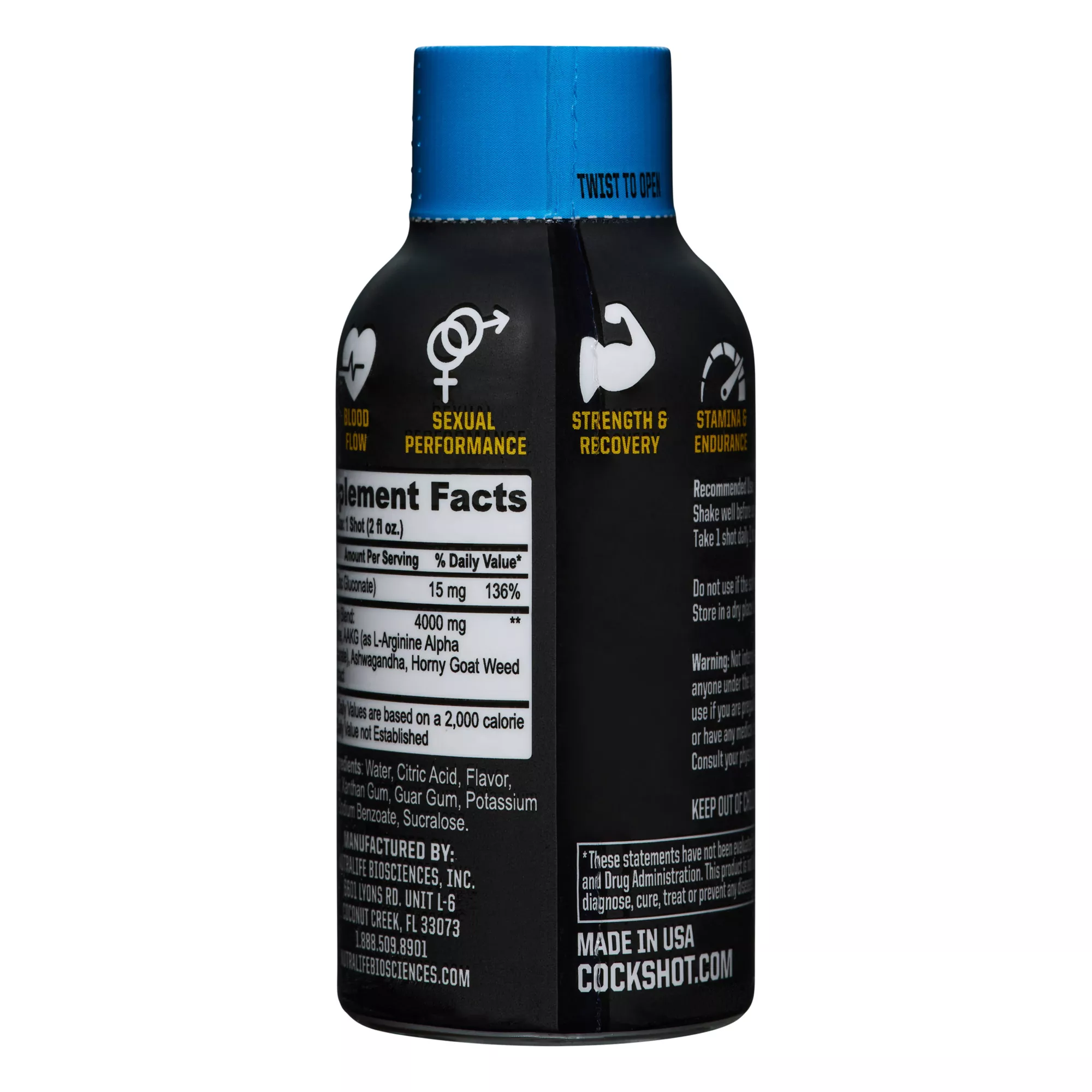Cockshot Performance Enhancement Shot Blue Raspberry - 2 oz. at Spencer's