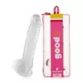 Frosty Bitch Clear Suction Cup Dildo with Balls 8 Inch – good D at Spencer's