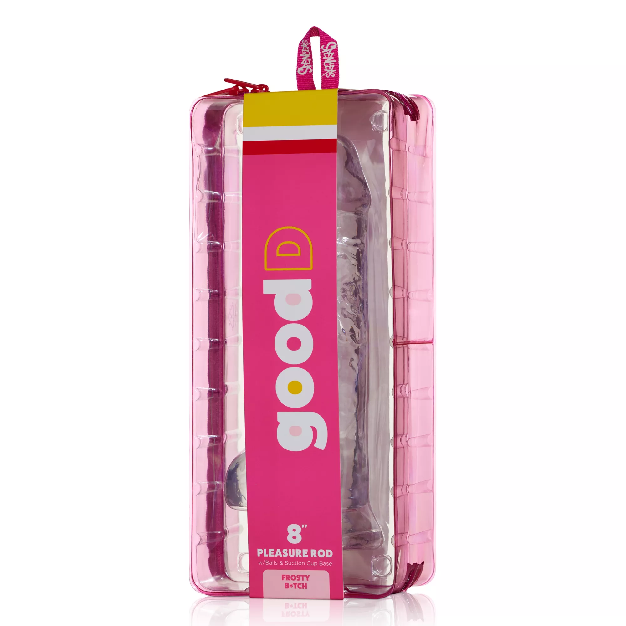 Frosty Bitch Clear Suction Cup Dildo with Balls 8 Inch – good D at Spencer's