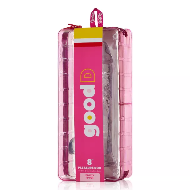 Frosty Bitch Clear Suction Cup Dildo with Balls 8 Inch – good D at Spencer's
