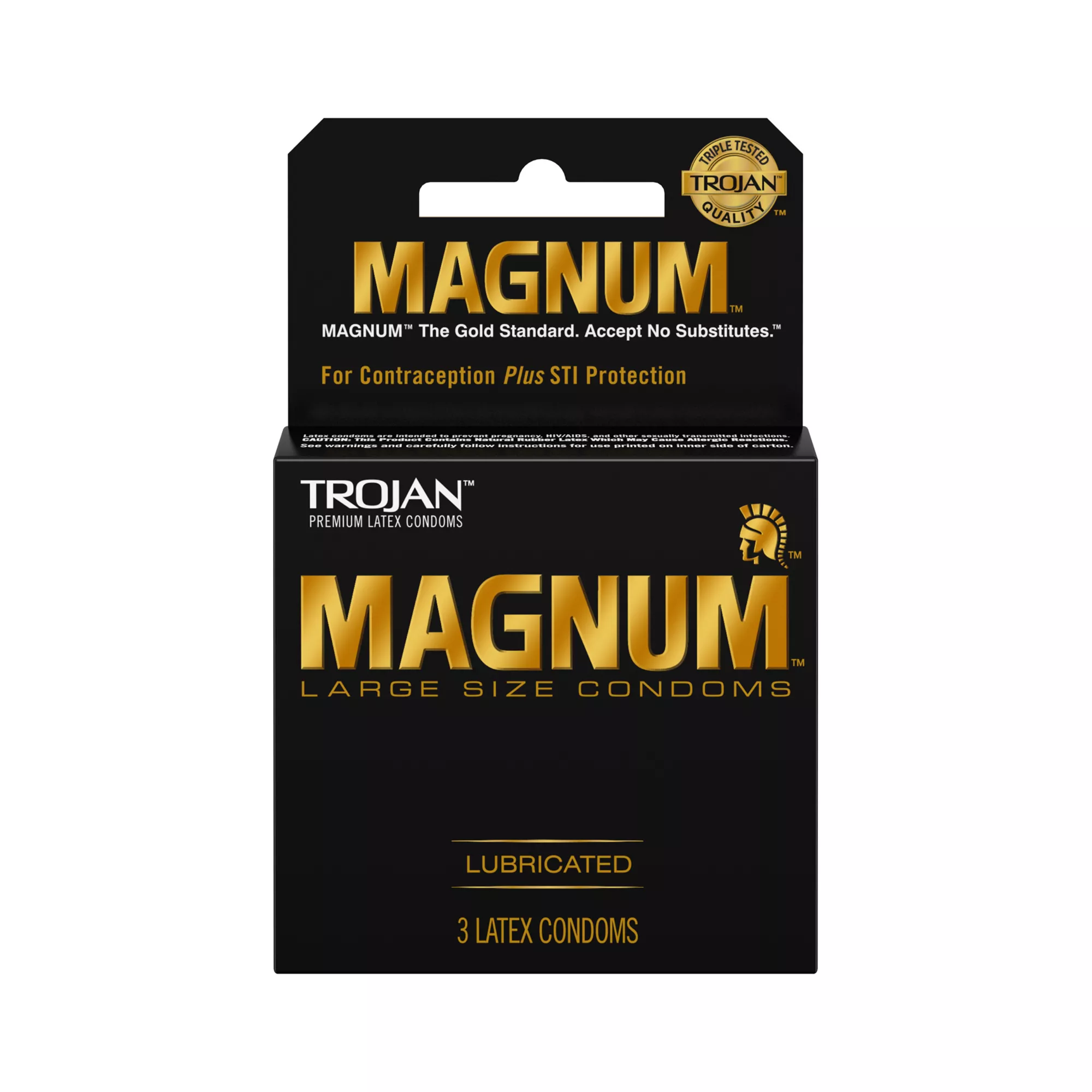 Magnum Large Condoms 3 Pack - Trojan at Spencer's