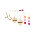 Multi-Pack Assorted Princess Stud and Dangle Earrings - 6 Pair at Spencer's