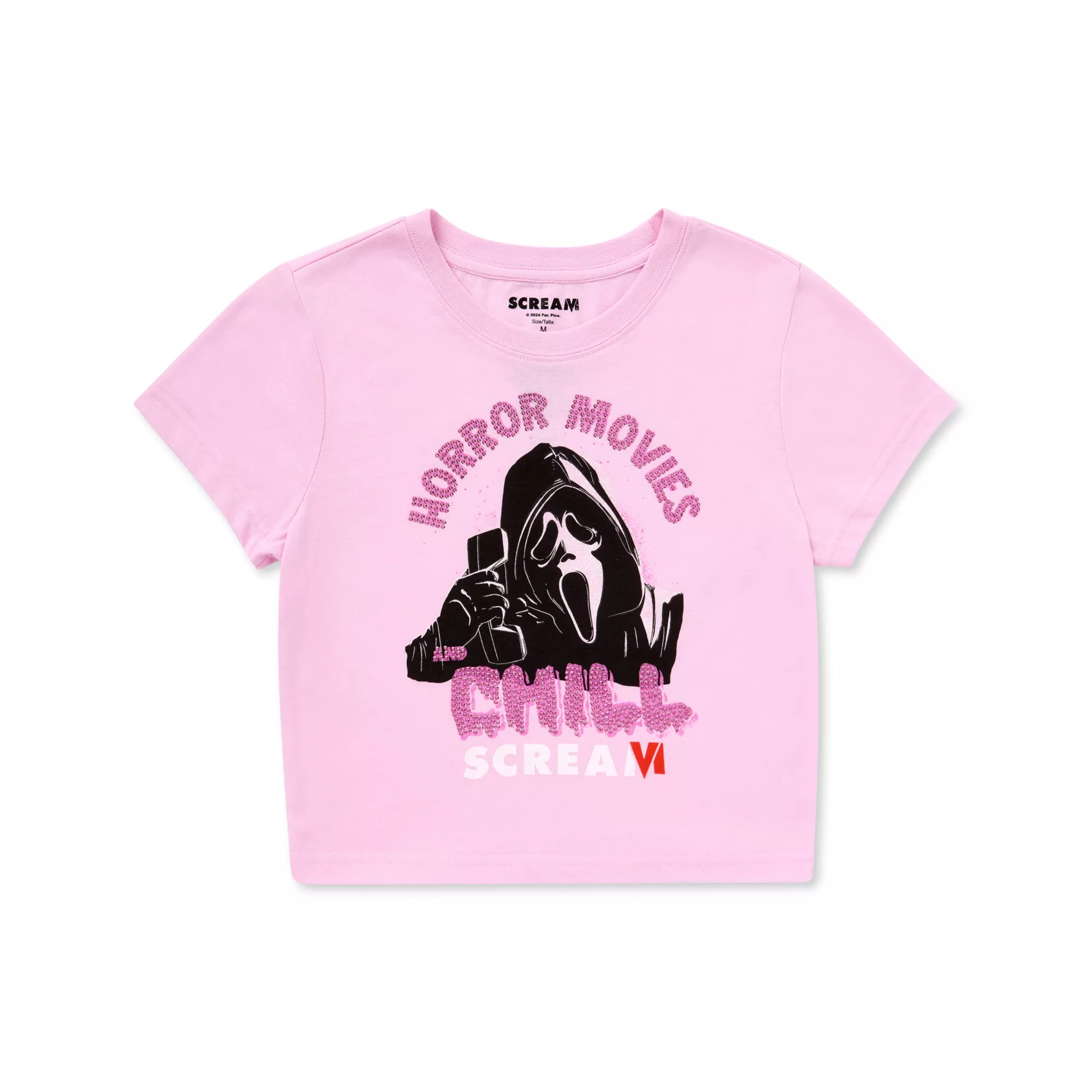 Ghost Face Horror Movies and Chill Baby T Shirt - Scream