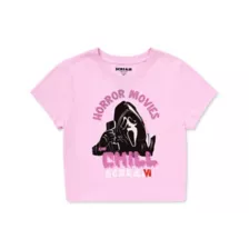 Ghost Face Horror Movies and Chill Baby T Shirt at Spencer's