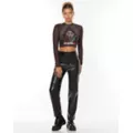 Ghost Face Long Sleeve Mesh Top - Scream VI at Spencer's