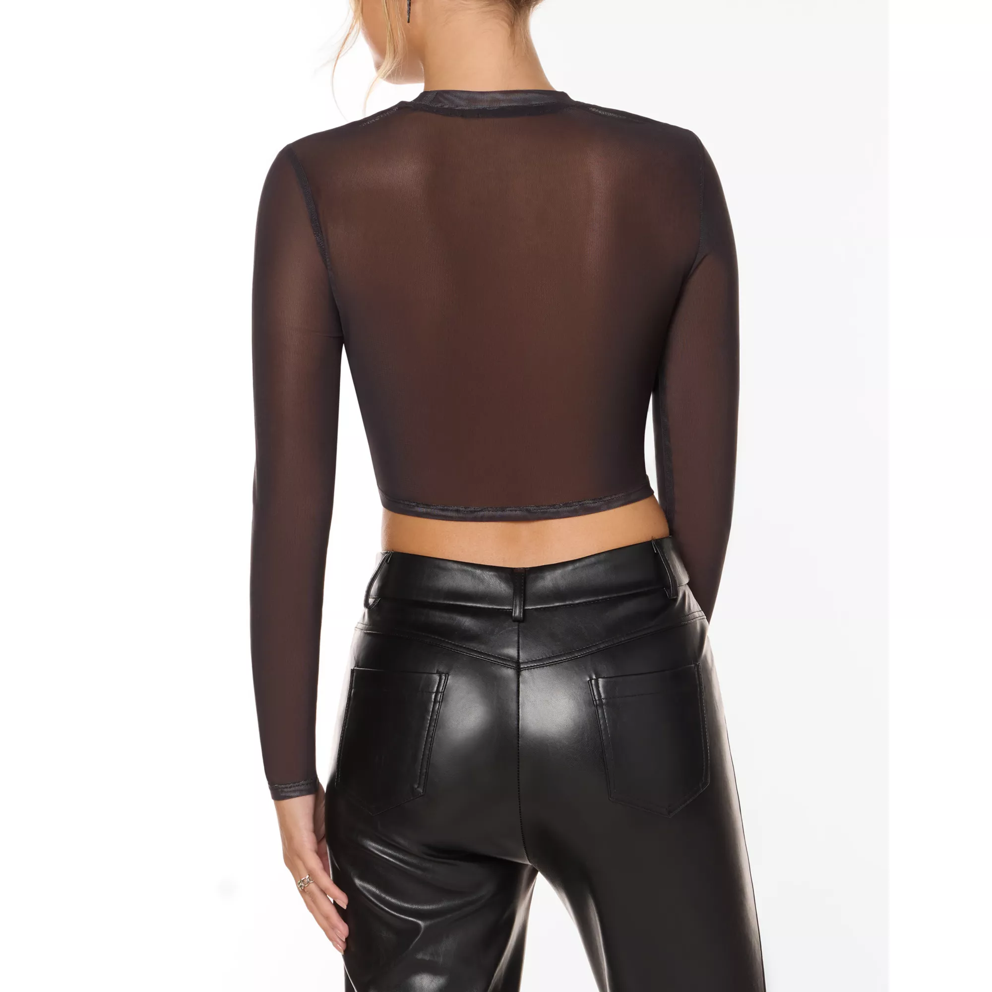 Ghost Face Long Sleeve Mesh Top - Scream VI at Spencer's