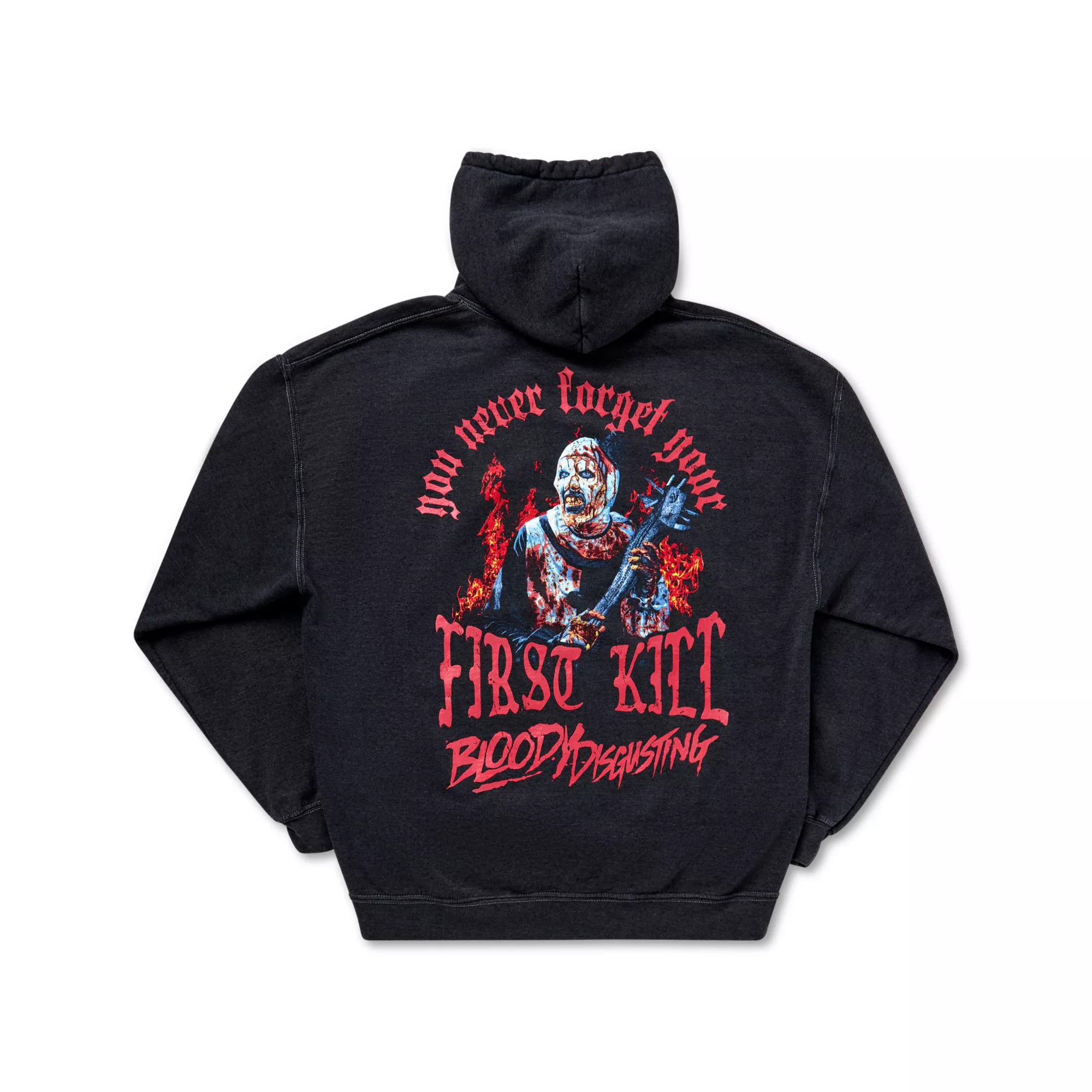 Terrifier x Bloody Disgusting Glow in the Dark Hoodie at Spencer's