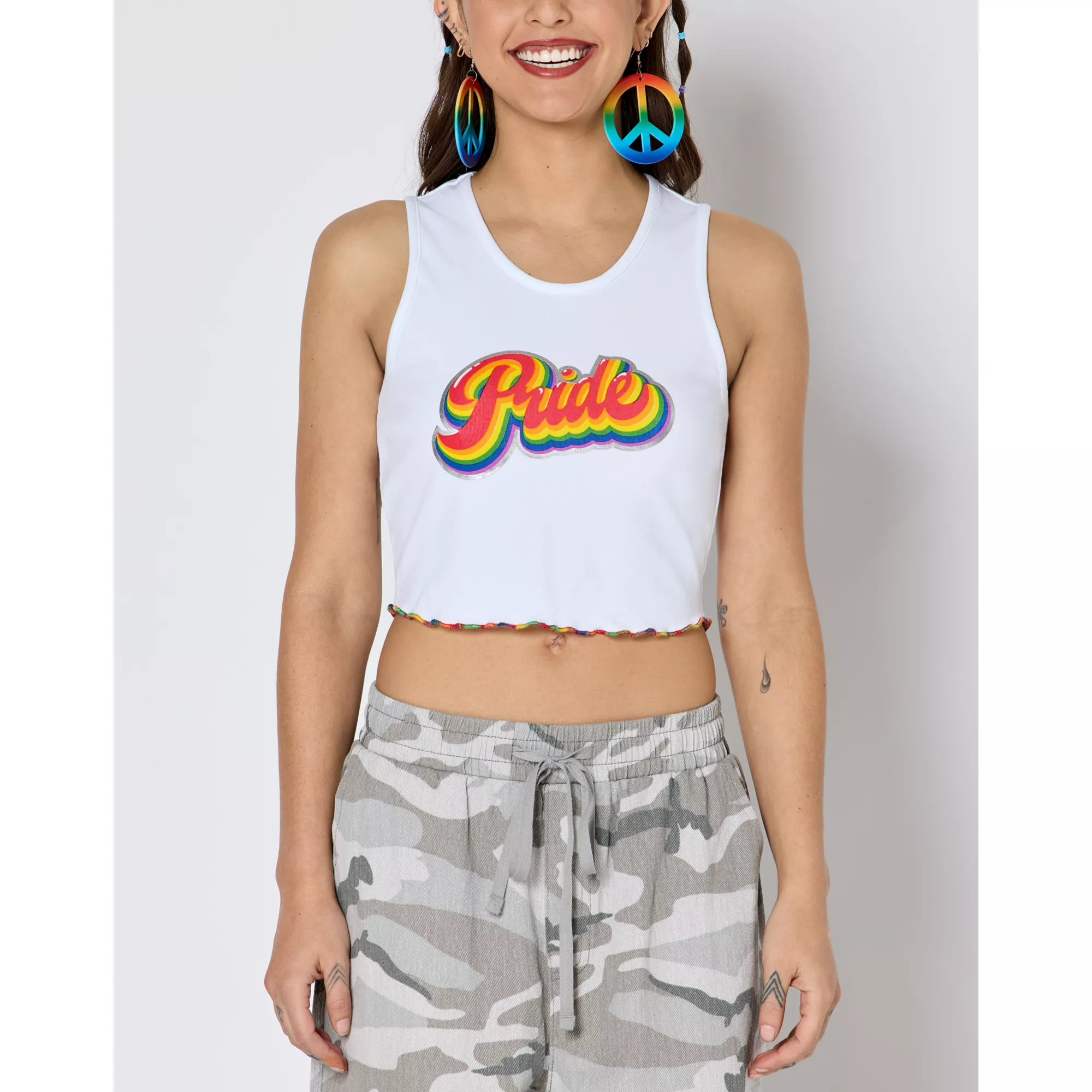 Pride Lettuce Edge Tank Top