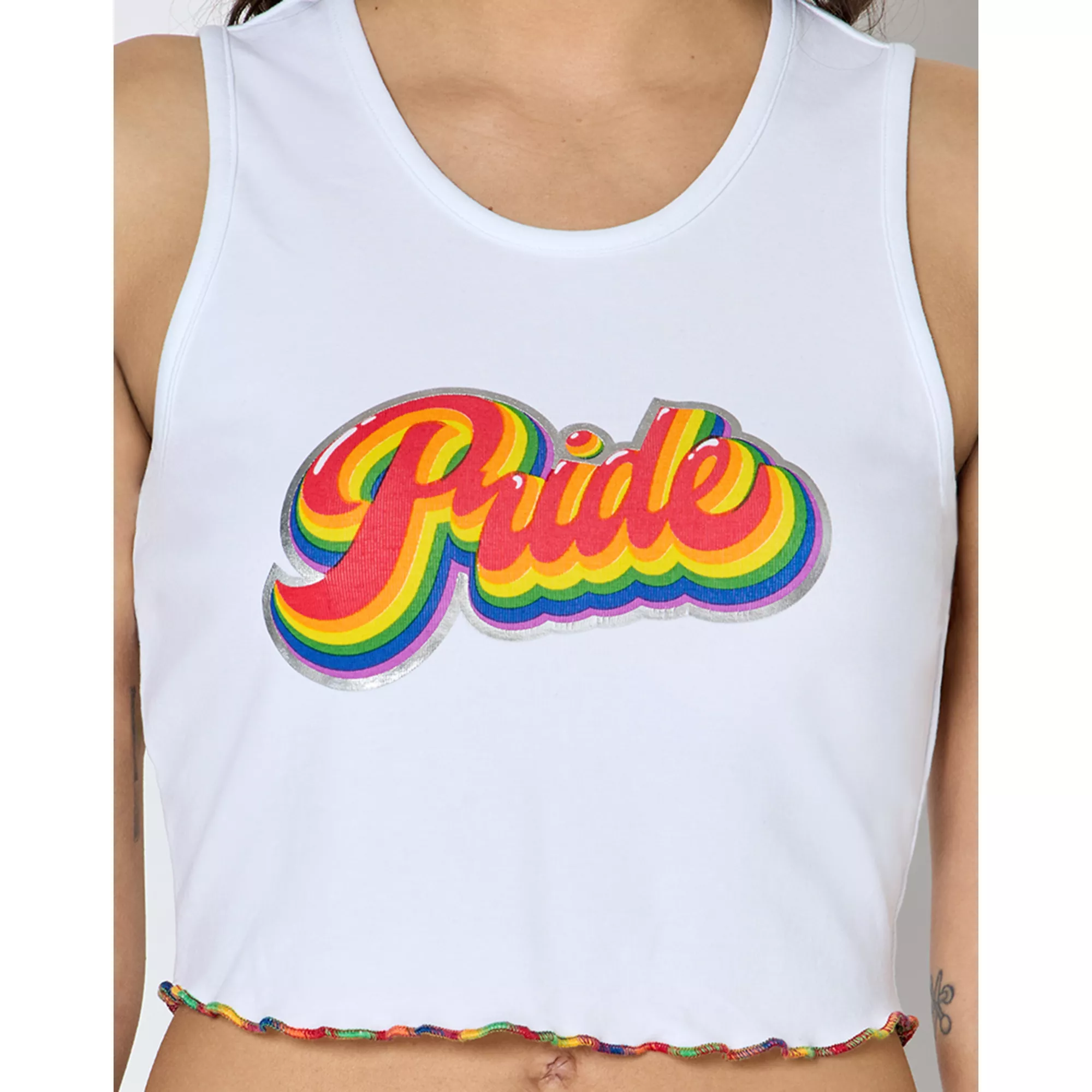 Pride Lettuce Edge Tank Top