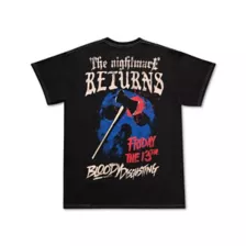 Friday the 13th x Bloody Disgusting Glow in the Dark T Shirt at Spencer's