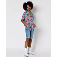 Transgender Pride Melting Smiley Woven Button Up Shirt at Spencer's