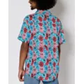 Transgender Pride Melting Smiley Woven Button Up Shirt at Spencer's