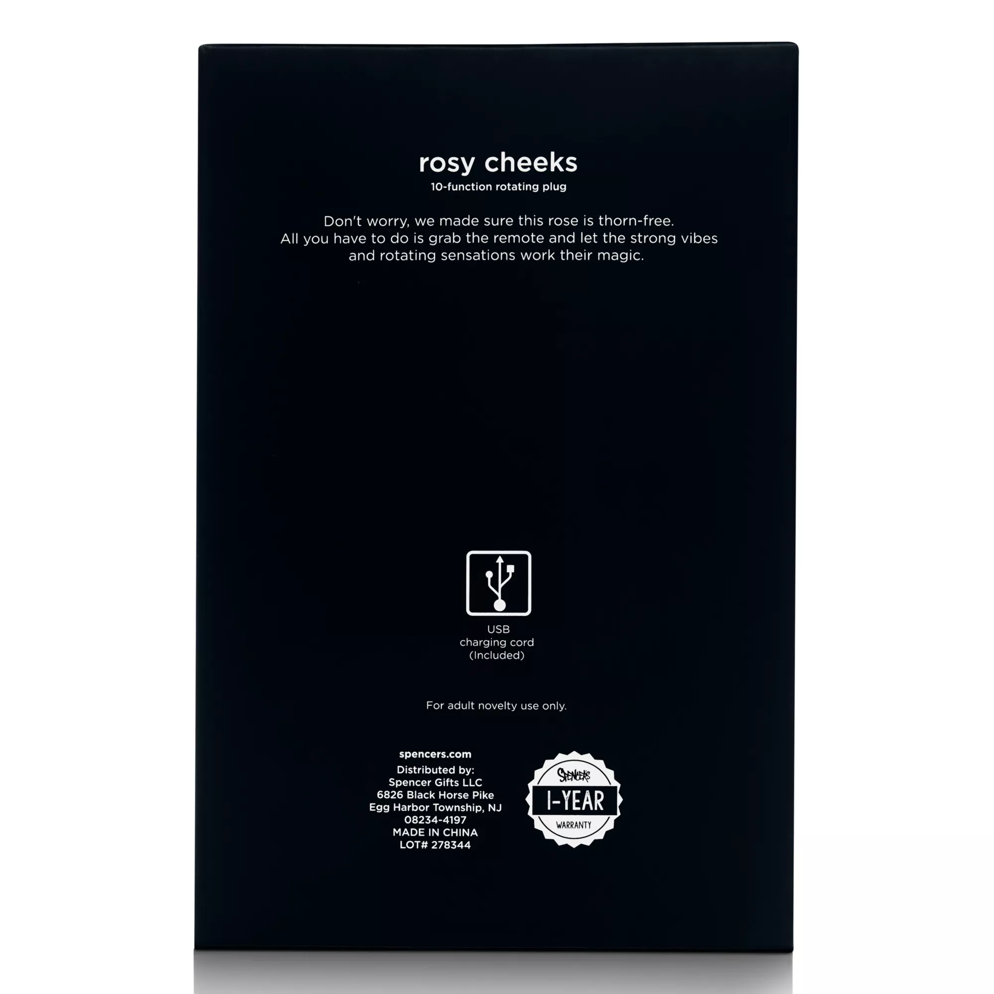 Rosy Cheeks Rotating Butt Plug - Hott Love Extreme at Spencer's