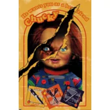 Chucky Slash Poster at Spencer's