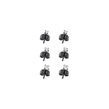 Multi-Pack Prong CZ Black Stud Earrings - 3 Pair at Spencer's