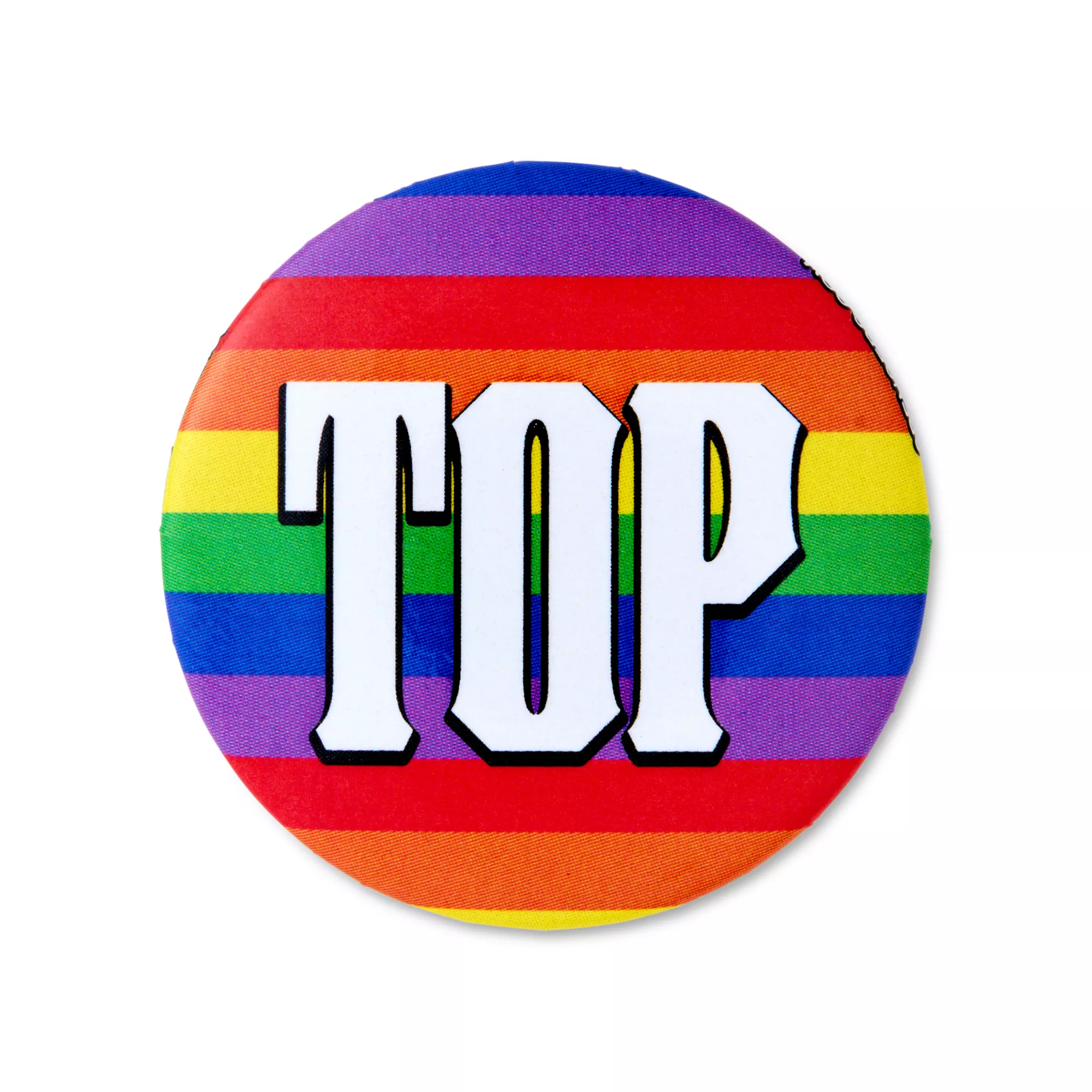 Multi-Pack Top and Bottom Gay Pride Buttons - 4 Pack at Spencer's